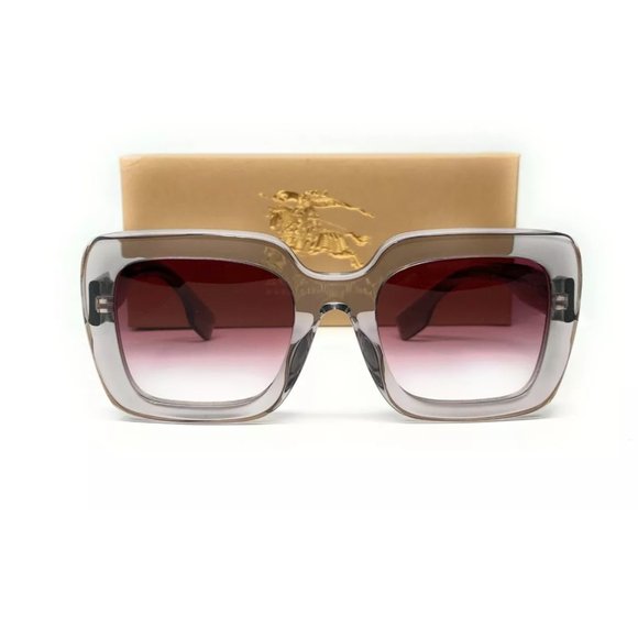 Burberry Women\'s Grey and Violet Sunglasses!